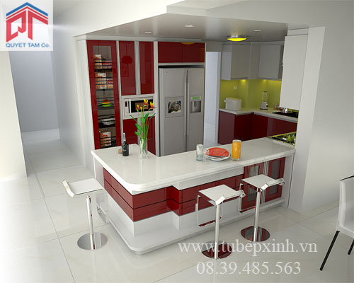 tủ bếp, tủ bếp nhôm kính, tủ bếp hiện đại cho gia đình 0839485408